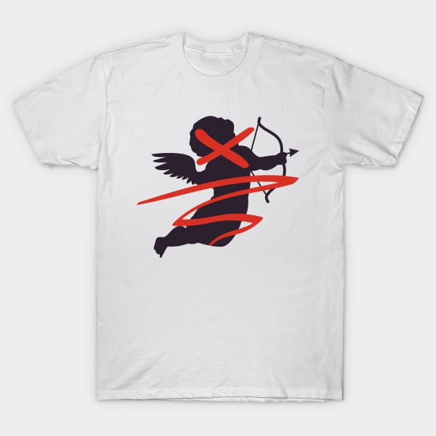 No Cupid T-Shirt by MarinasingerDesigns